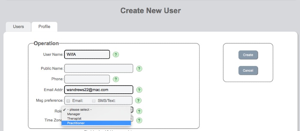 New user invite confirmation