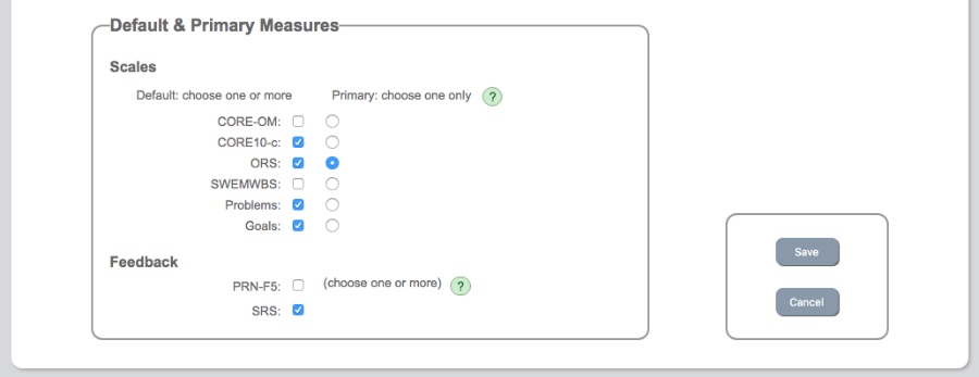 Problems selection in client profile