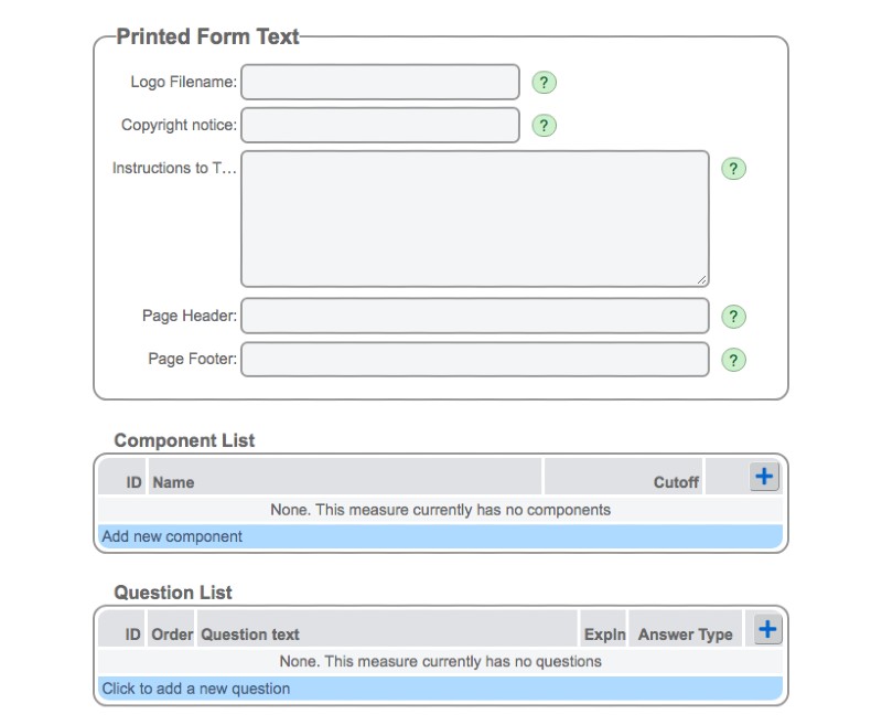 Add measure form continued